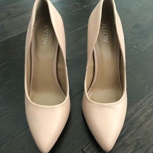 Pink heels never worn, just indoors once